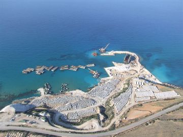 Marina in Turkish Cyprus-T.R.N.C.